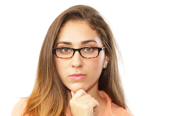 istock Lady Portrait Hand on Chin 525958012