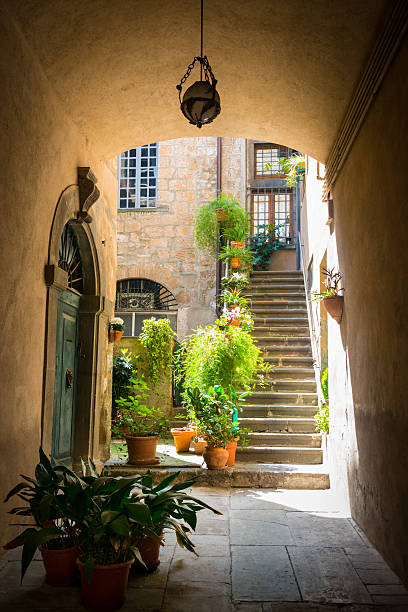 istock Ancient street scenes from Italy Europe 525958176