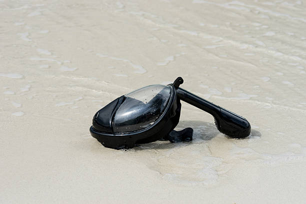 istock Black Snorkeling Mask on the sea , Maldives 525960460
