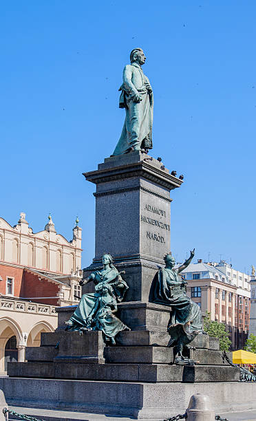 istock Adam Mickiewicz statue in Cracow, Poland 525962538