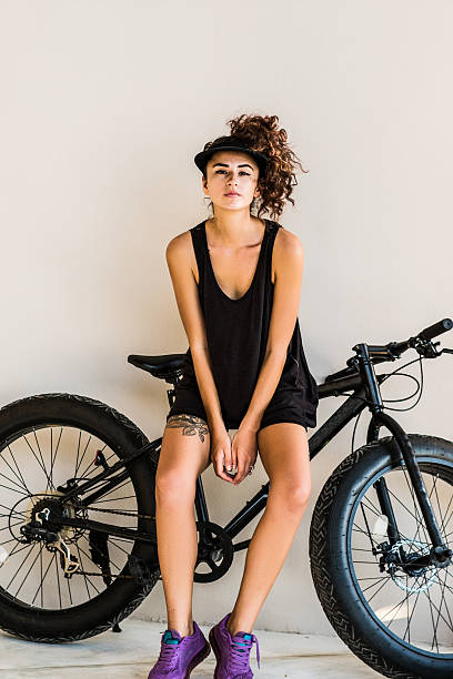 Women  on the bike