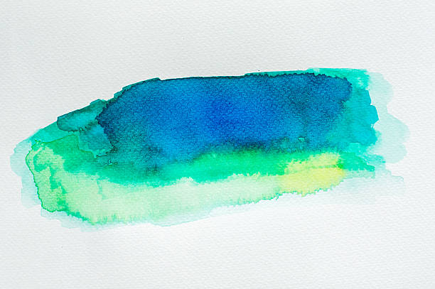 istock Abstract watercolor painting on paper 525964220