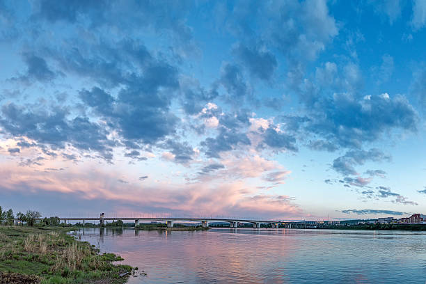 istock bridge across the Angara River in Irkutsk 525965188