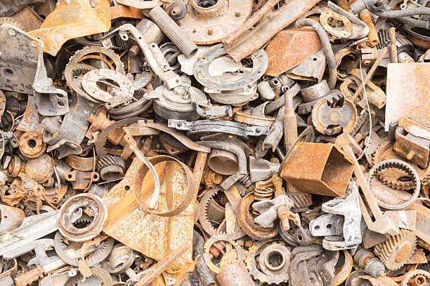 istock scrap iron unused, rubble, remnant of iron 525966165
