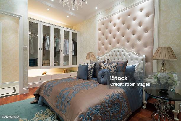 Comfortable Bedroom Stock Photo - Download Image Now - Bed - Furniture, Bedding, Bedroom