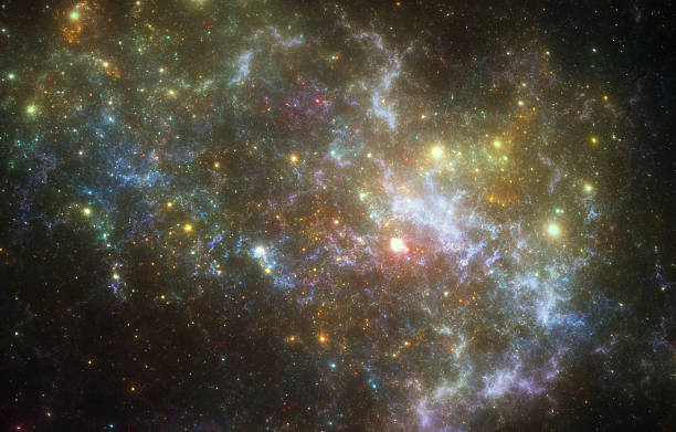 istock Image of stars and nebula clouds in deep space 525967752