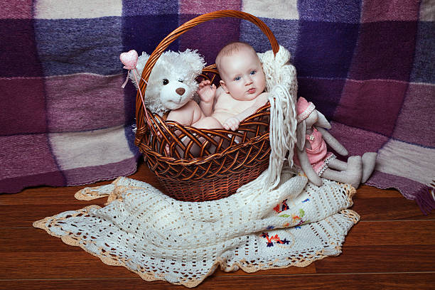 istock Baby among toys 525967838