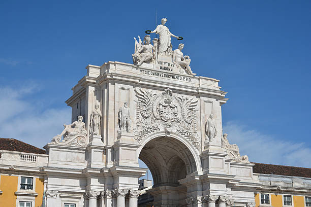 istock Arch of Rua Augusta in Lisbon 525968956