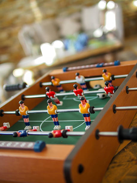 istock Miniature soccer game for recreational purpose 525970720