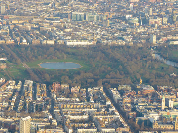 istock Aerial view of London 525971034
