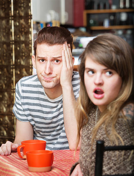 istock Irritated Woman with Man 525972842