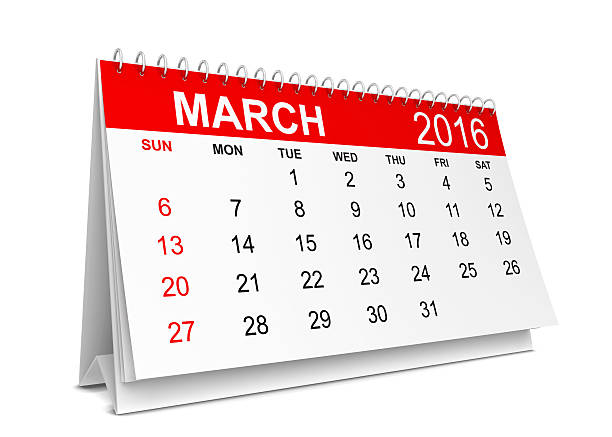 istock 2016 Calendar. Week starts with sunday 525976716
