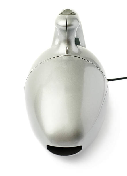 istock Hand held small vacuum cleaner isolated over the white background 525979126
