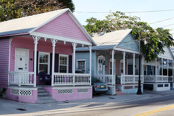 istock Typical Conch Cottages Key West, Florida. USA. 525981032