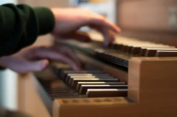 Photo of Organ keyboard