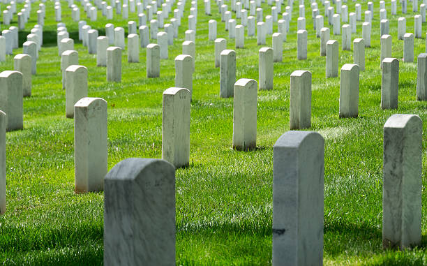 istock Washington DC, Rows of Grave Stones 525983704