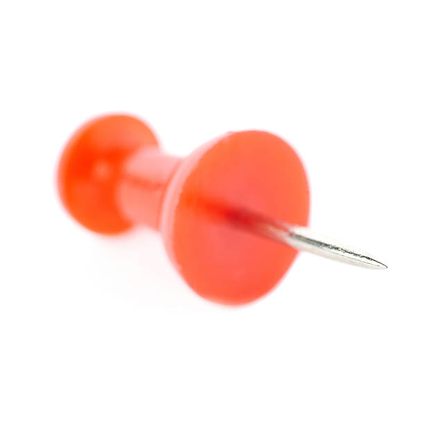 istock Plastic pin isolated over the white background 525984750