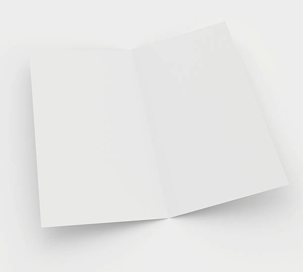 istock blank sheet of paper isolated on gray background. 525986891