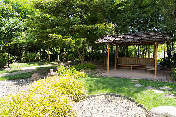 istock the pavilion in japanese garden 525987315