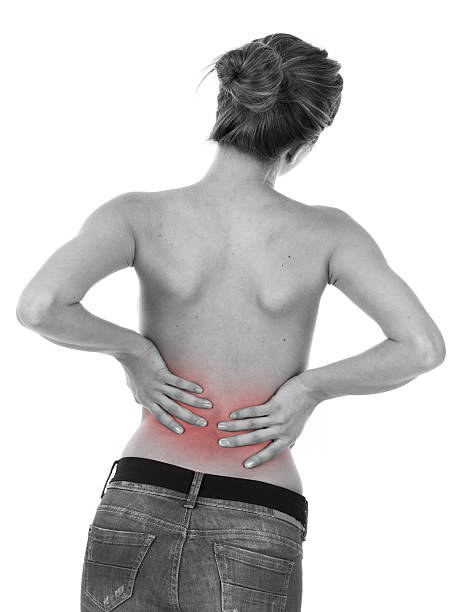 douloureux lombaire - lower back pain photos et images de collection