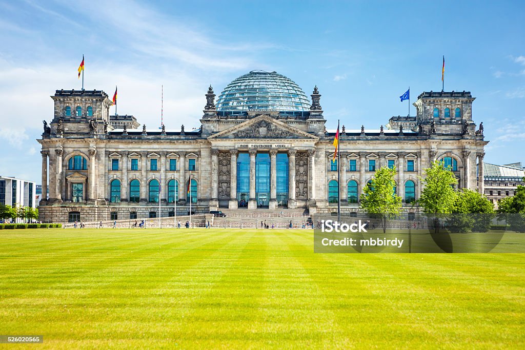 Reichstag building of German parliament Reichstag building of German parliament, Berlin, Germany.  Bundestag Stock Photo