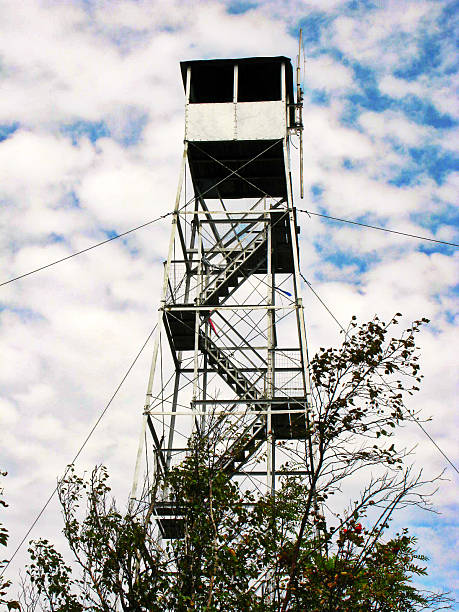 istock Fire Tower on Hadley Mountain, Adirondack Park, New York 526024259