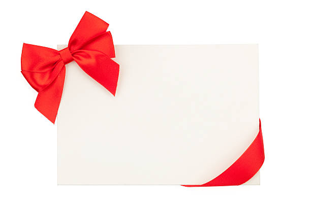 istock Valentines day greeting card with red ribbon 526024567