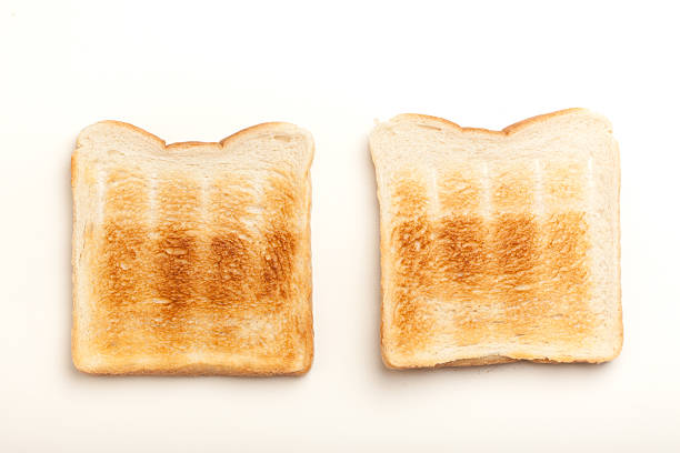 istock Two toasted slices of bread 526038543