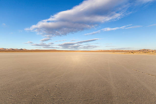 lago seco el mirage de mojave - mud terrain fotografías e imágenes de stock