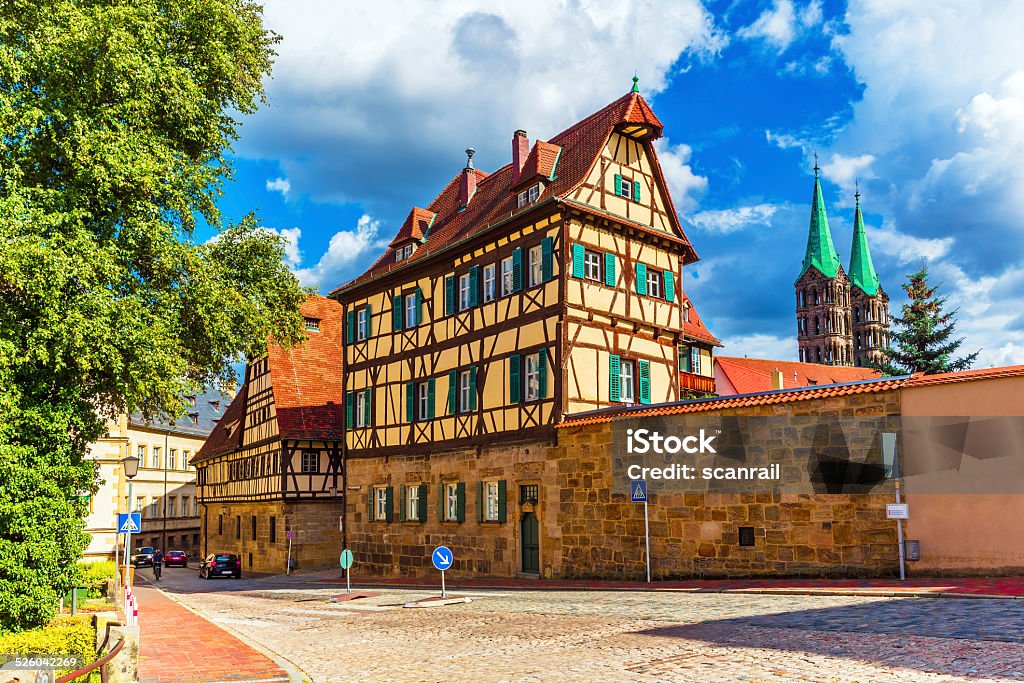 Old Town in Bamberg, Germany See also: Bamberg Stock Photo