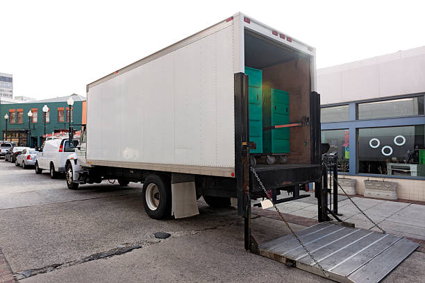 istock Moving Van Delivery Truck 526054917