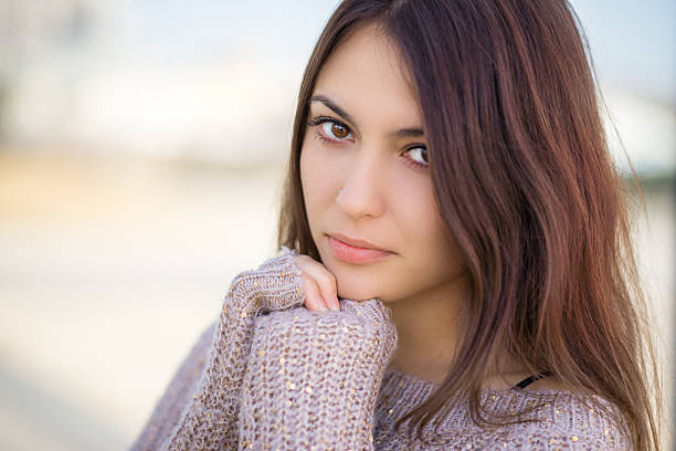 istock Portrait of a brunette. 526055947