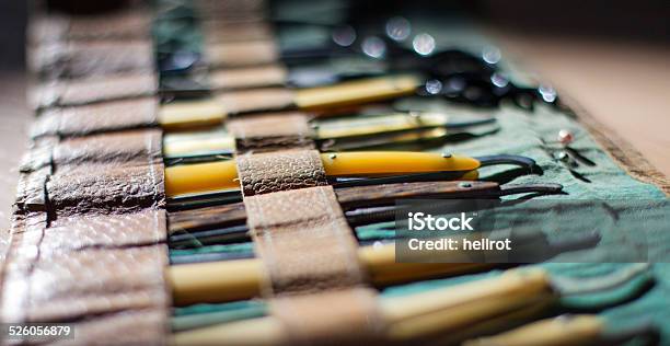 Vintage Straight Razors Stock Photo - Download Image Now - Barber, Horizontal, Photography