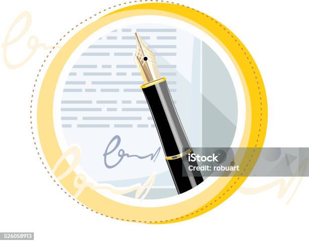 Fountain Ink Old Pen With Paper Page Stock Illustration - Download Image Now - Newspaper, Writing - Activity, Note Pad