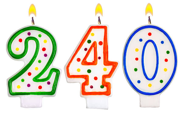 istock candles number two hundred forty isolated on white background 526059113