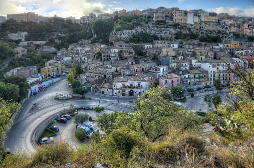 Ragusa Ibla , Sicily - Italy. .Beautiful old town in Sicily. UNESCO world heritage site.