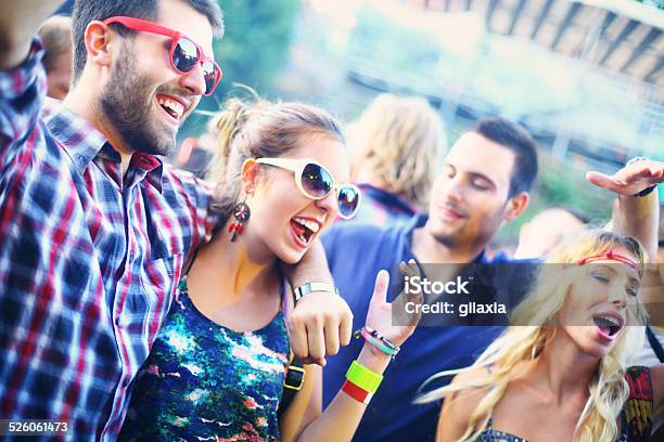 People Enjoying Concert Party Stock Photo - Download Image Now - 20-29 Years, 30-39 Years, Adolescence