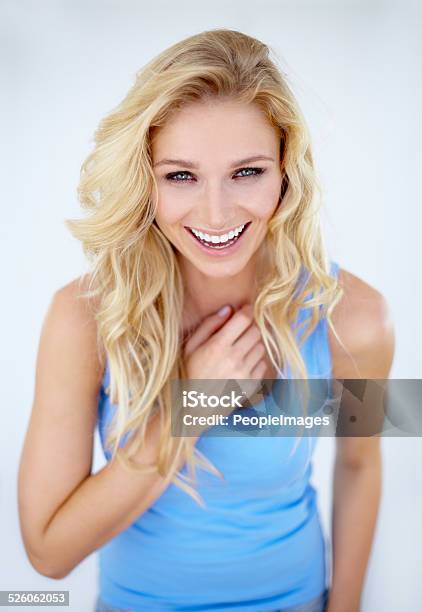 Youre Such A Joker Stock Photo - Download Image Now - One Woman Only, Women, Blond Hair