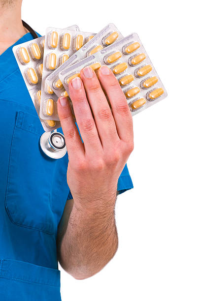 medico. - blister pack pill medicine healthcare and medicine foto e immagini stock