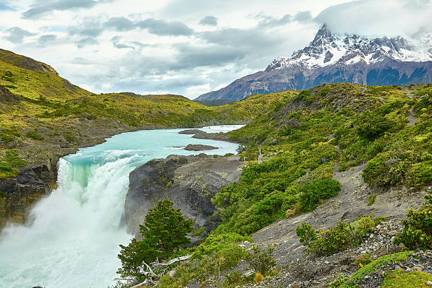 istock Salto Grande waterfall in Torres del Paine 526062449