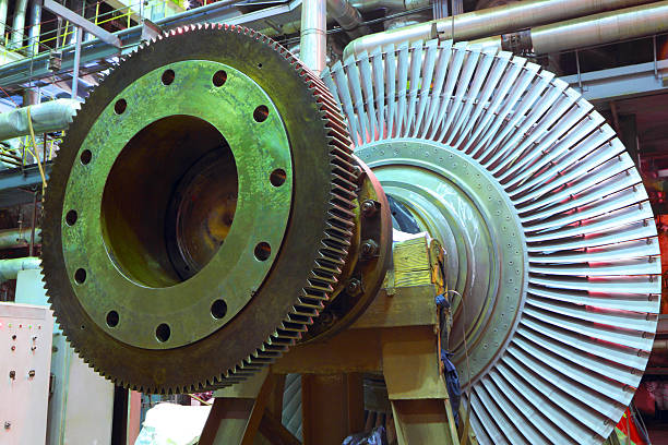 istock Power generator steam turbine during repair 526072105