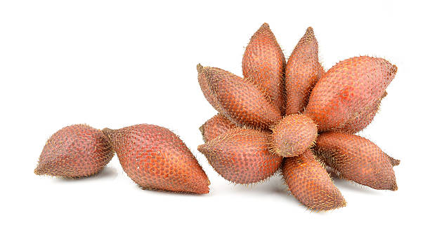 istock Salacca or zalacca tropical fruit isolated on white background 526073331