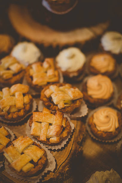 istock Rustic Wedding Cupcakes and miniture pies 526087253