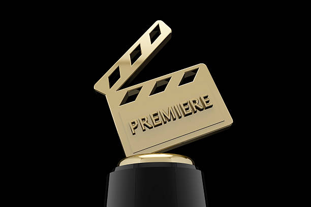istock Film and cinema premiere award 526087579
