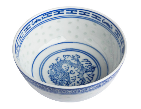 Close-up of Chinese bowl