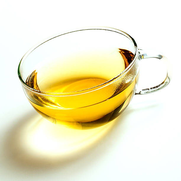 istock Glass cup of green tea 526088339