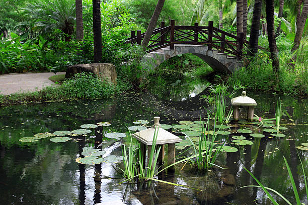 istock classic chinese garden, China 526092087