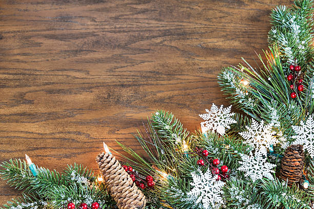 istock Seasonal Christmas holiday background with copy space 526092593