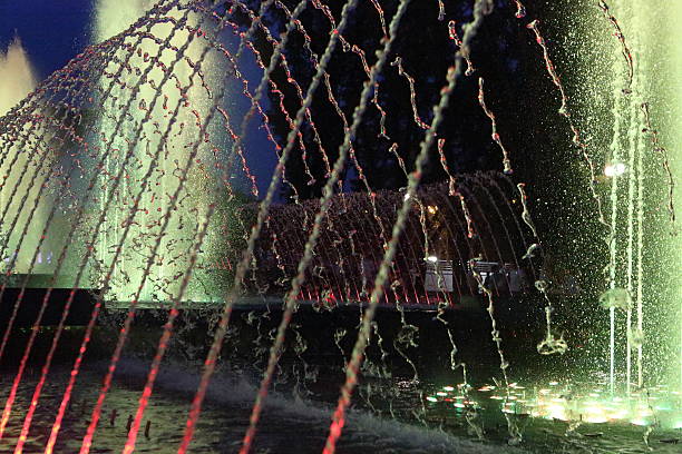 istock Illuminated Fountains By Night 526112303