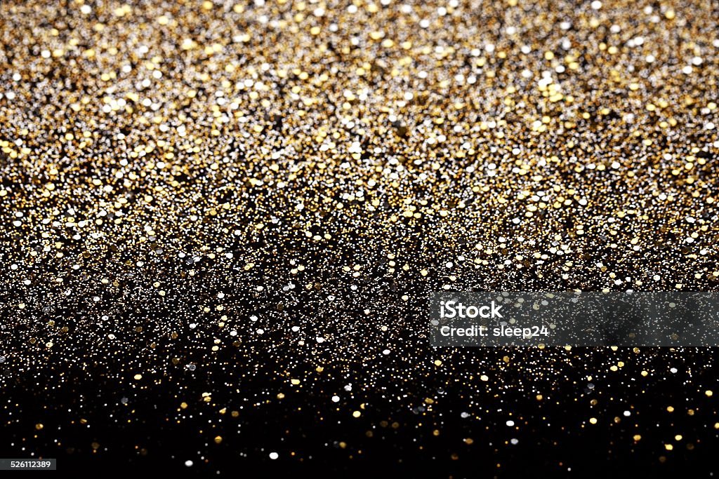 Christmas New Year Gold Silver Glitter Background Holiday Abstract Texture  Stock Photo - Download Image Now - iStock